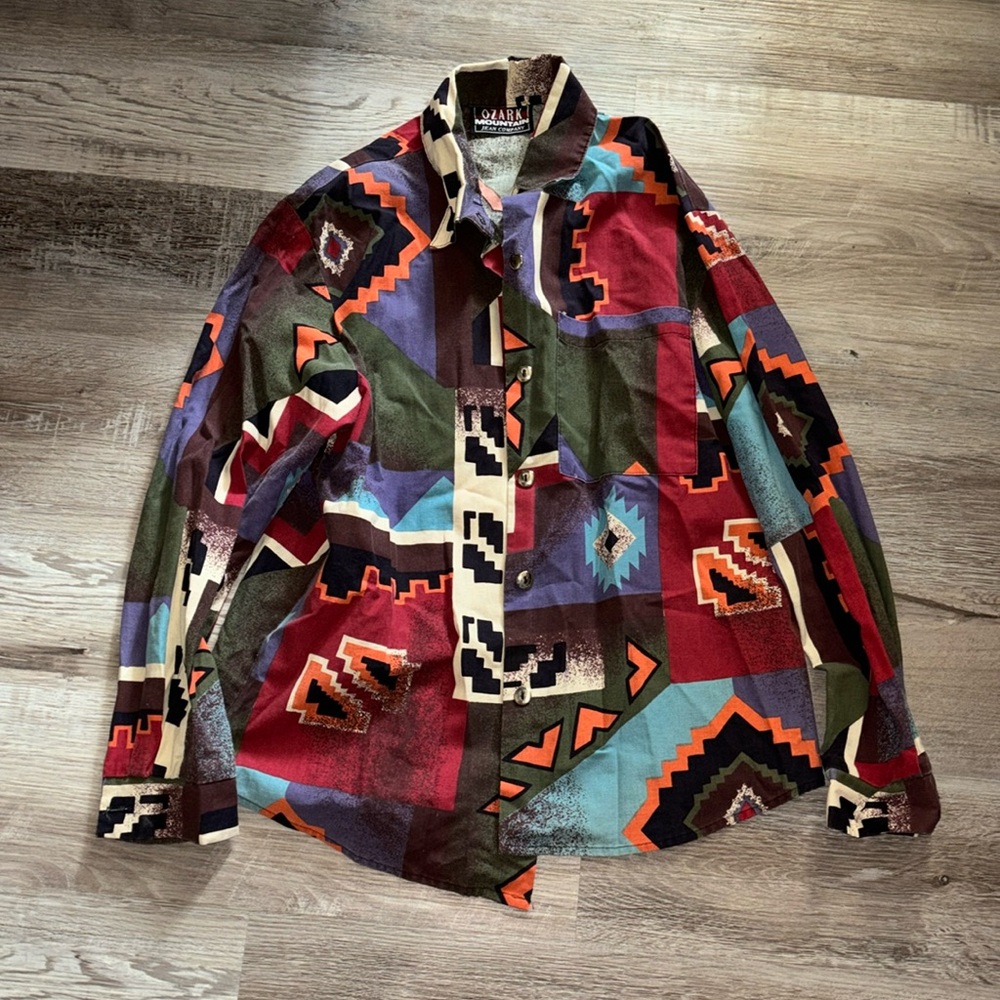 Vintage Ozark Mountain Jean Company Western Long Sleeve
